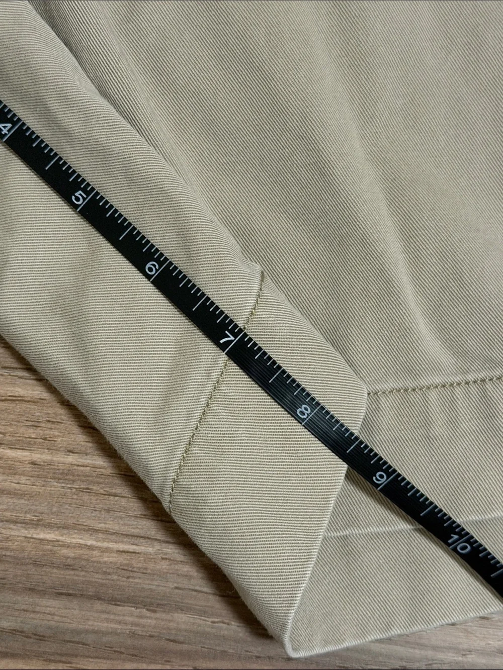 Polo Ralph Lauren Shorts Mens 40 Khaki Pleated Classic Fit 9” Cotton Chino